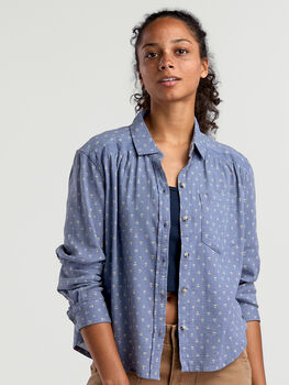 Toad&Co Printitude Organic Cotton Long Sleeve Shirt