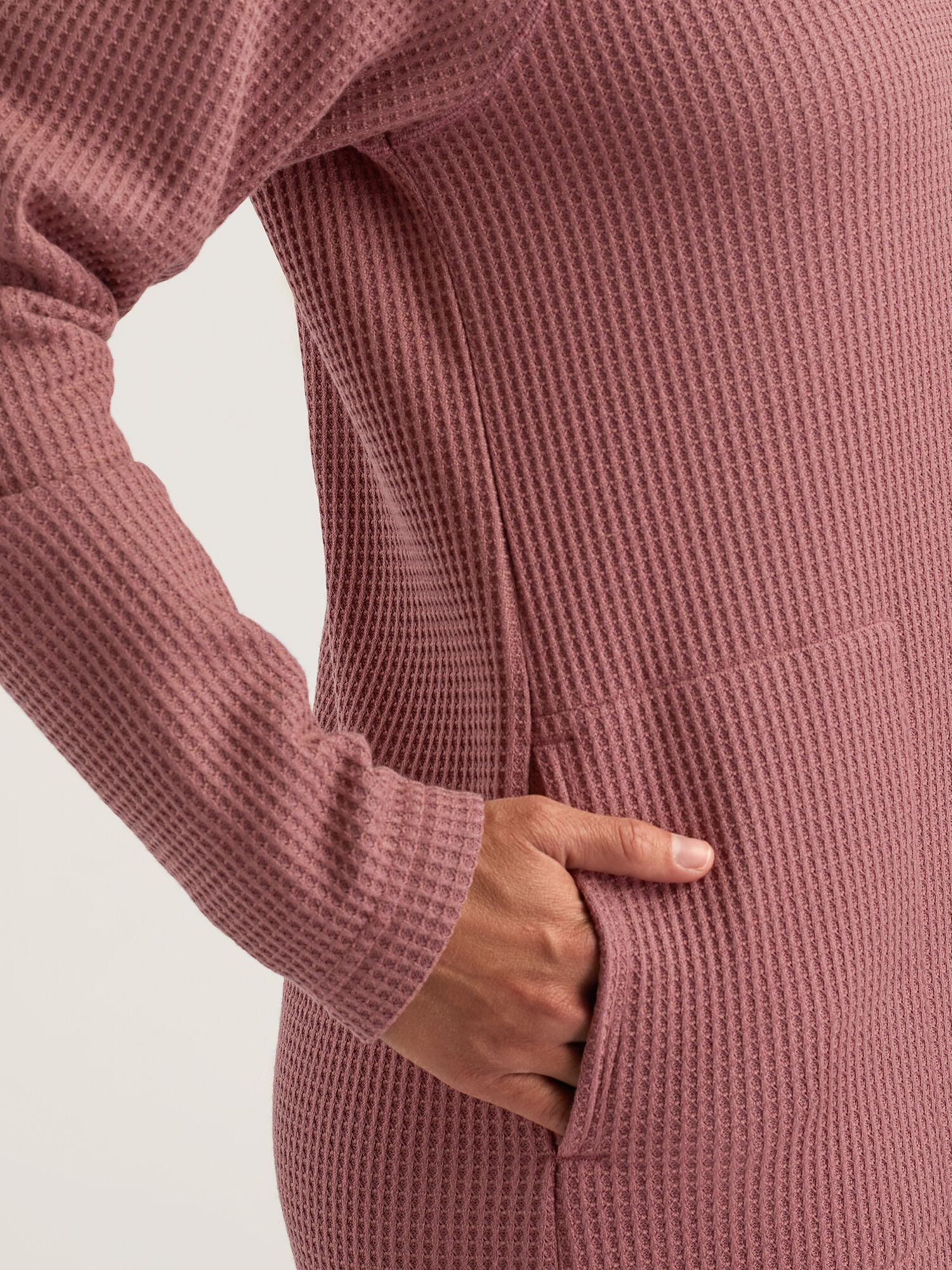 Bitterroot Waffle Henley Dress, , original