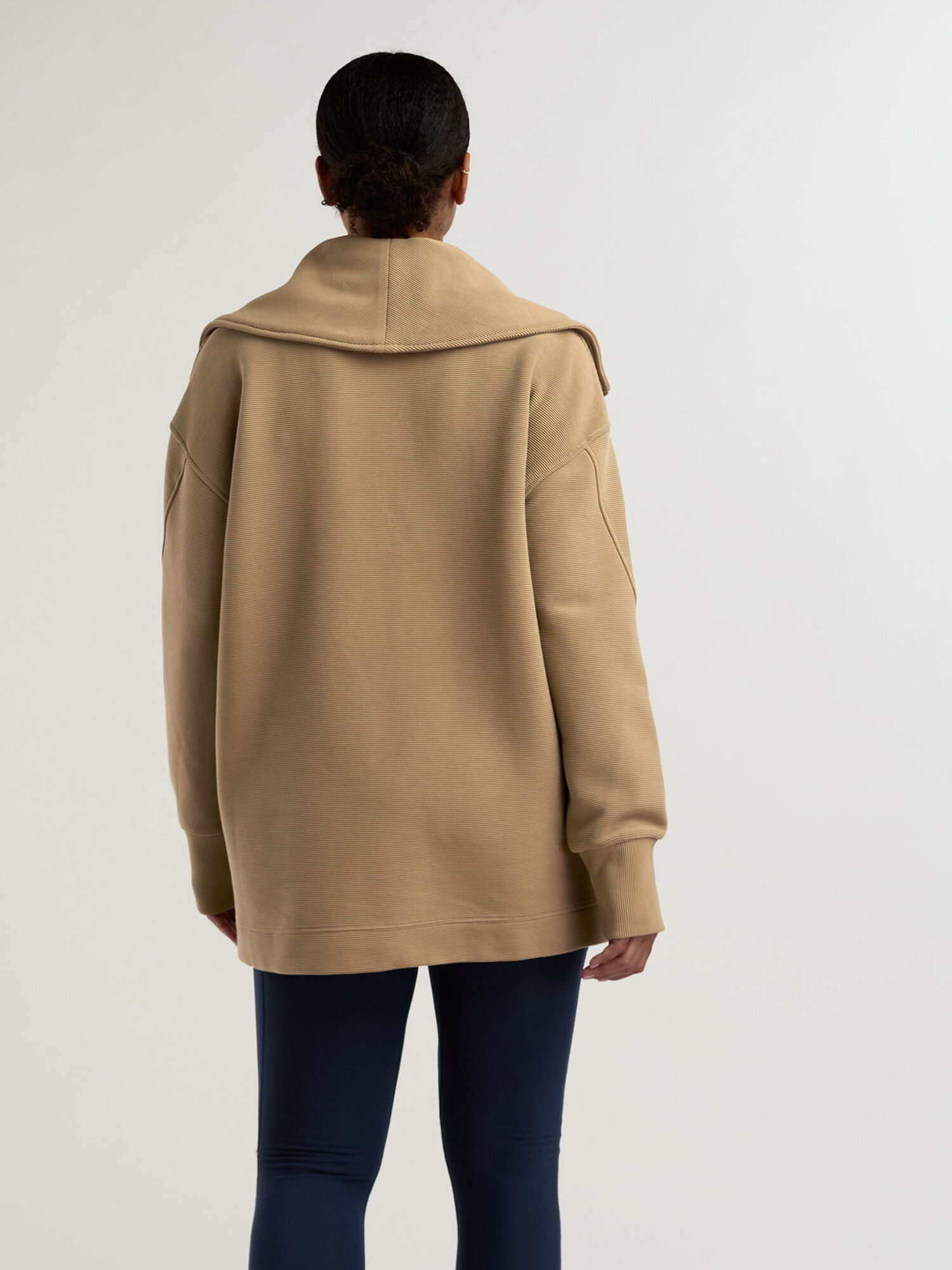 Peaceful Rib Half Zip Sweatshirt, , original