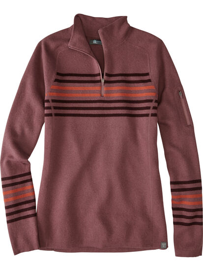 Super Power 1/4 Zip Sweater - Stripe, , original