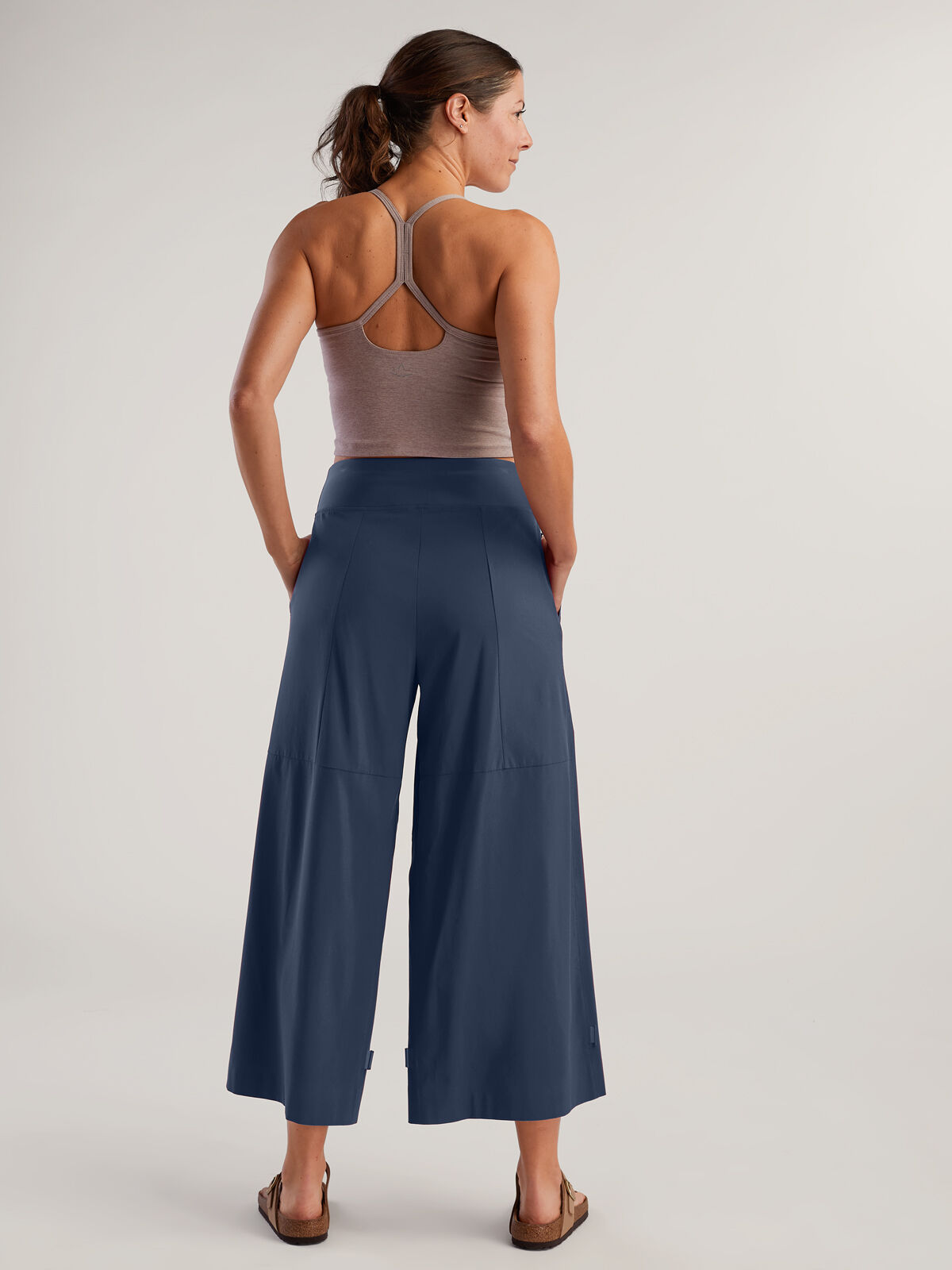 High Waisted Wide Leg Pants Round Trip