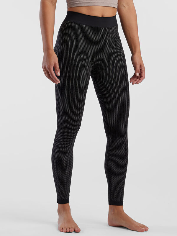 Spark Seamless Leggings - Dots, Black Print, original