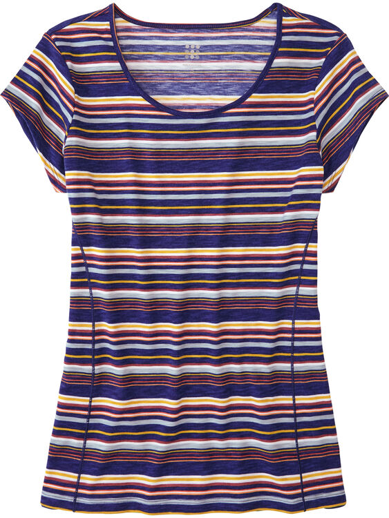 Henerala Short Sleeve Top - Fall Stripes, , original