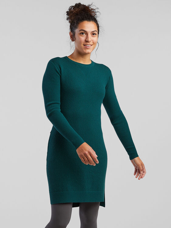 Woolicious Waffle Crew Neck Dress, , original