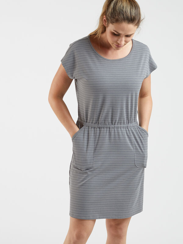 Aviatrix Short Sleeve Dress, , model