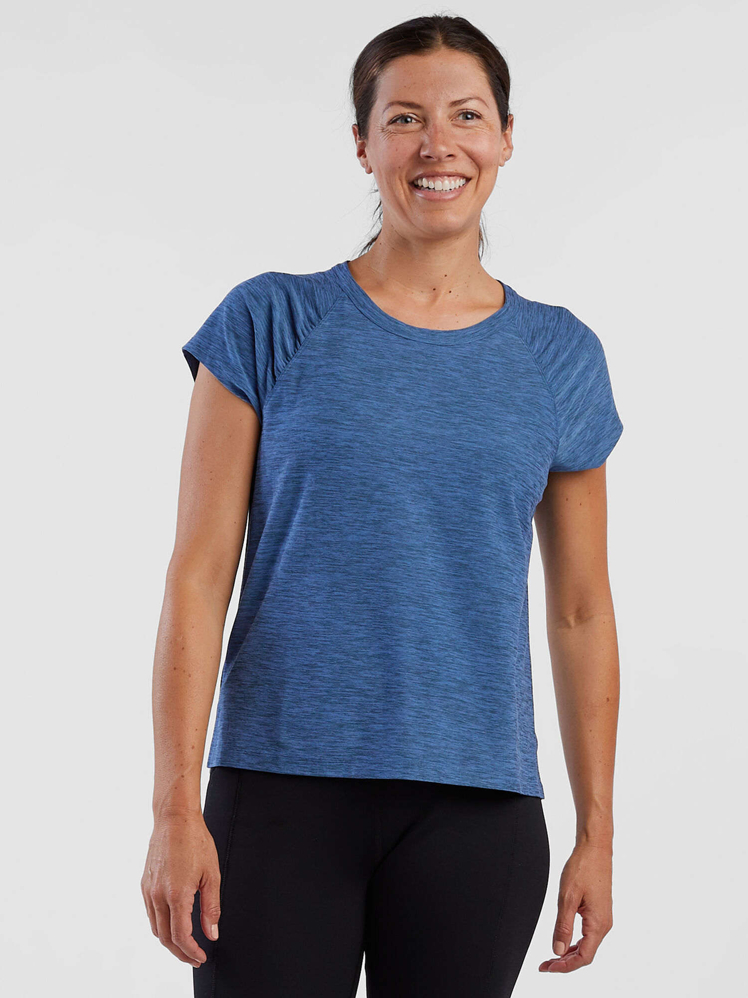 Reebok Women's Plus Size Legacy Performance Top With Short Sleeves Sizes 1x 4x
