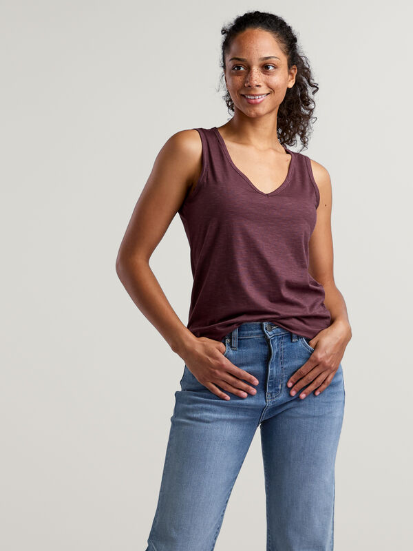Samba V Neck Tank Top | Toad & Co Women's Travel Tank Top