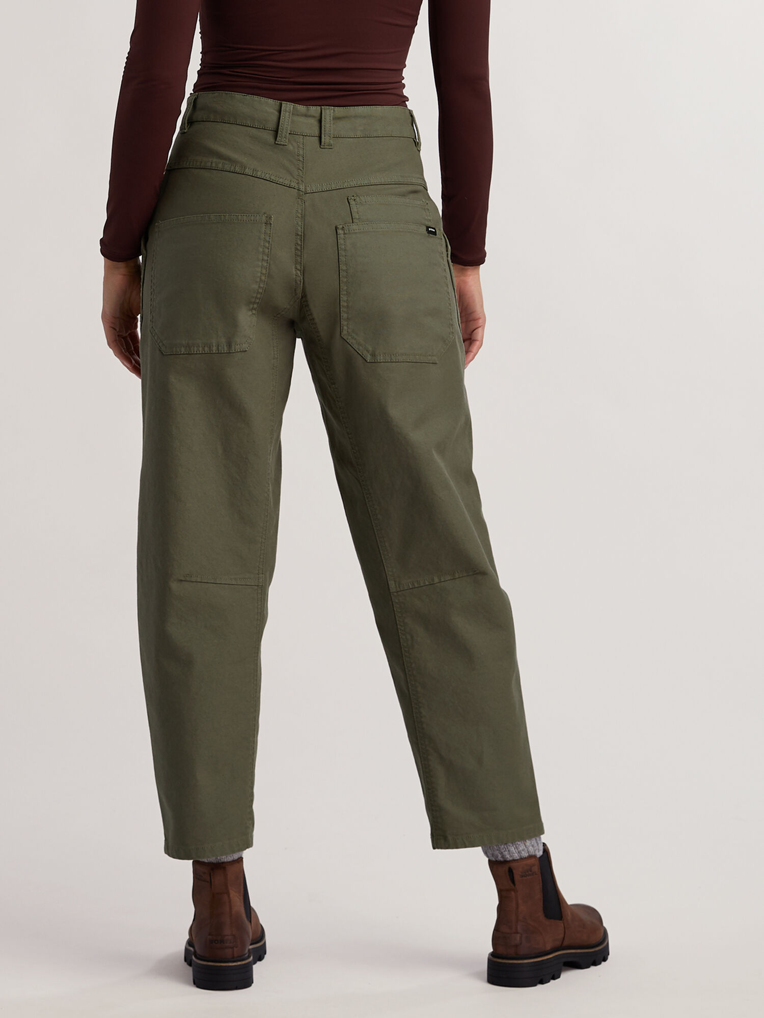 Bishop Barrel Leg Pants, , original