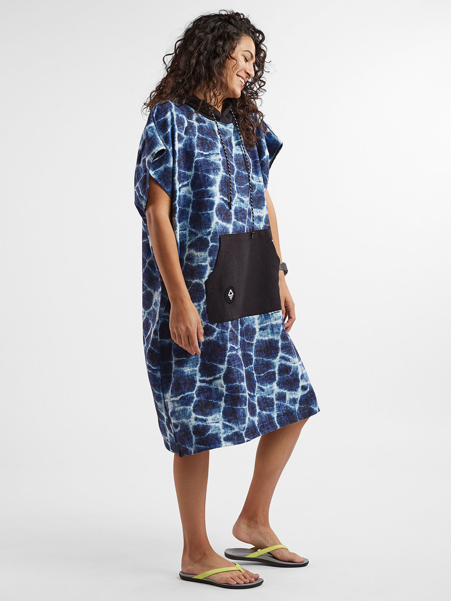 PrivaSea Poncho - Agua Blue, , model