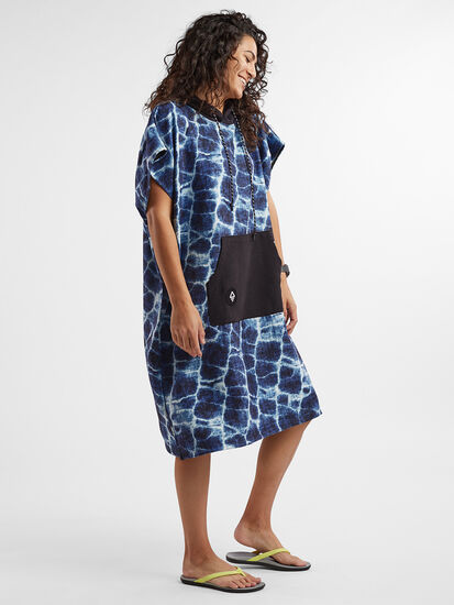 PrivaSea Poncho - Agua Blue