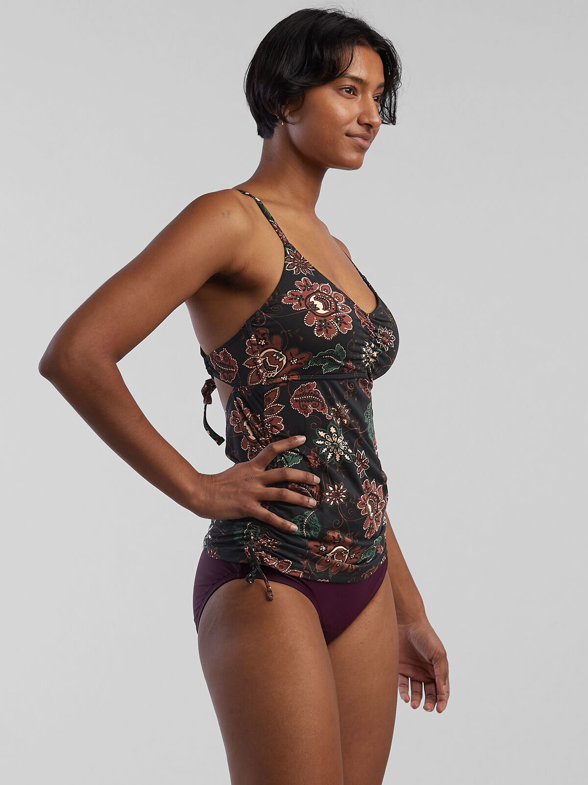 Carve Underwire Tankini Top: Capitola - Taj | Title Nine