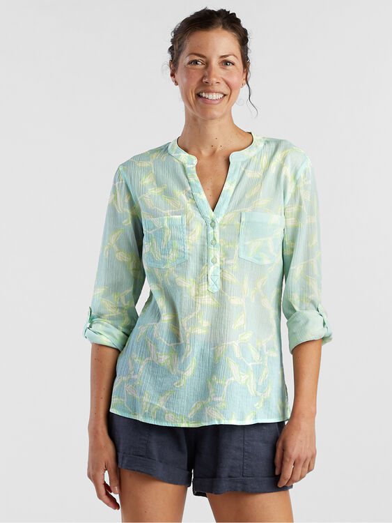 Moorea Gauze Long Sleeve Top, , original