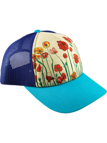 Galleria Trucker Hat - Poppies: Image 1