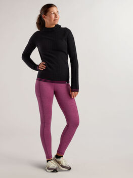 Women's Fleece Lined Leggings: Crash - Regular