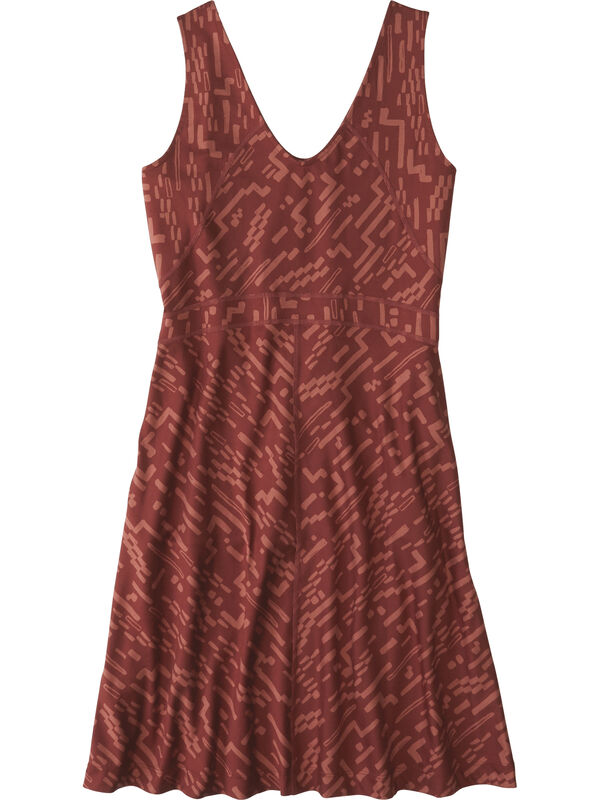 Dream V Neck Dress - Desert Path, , original