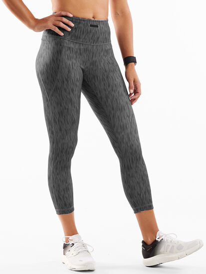 Mad Dash Reversible Crop Tights - Glacier Meadows, , original