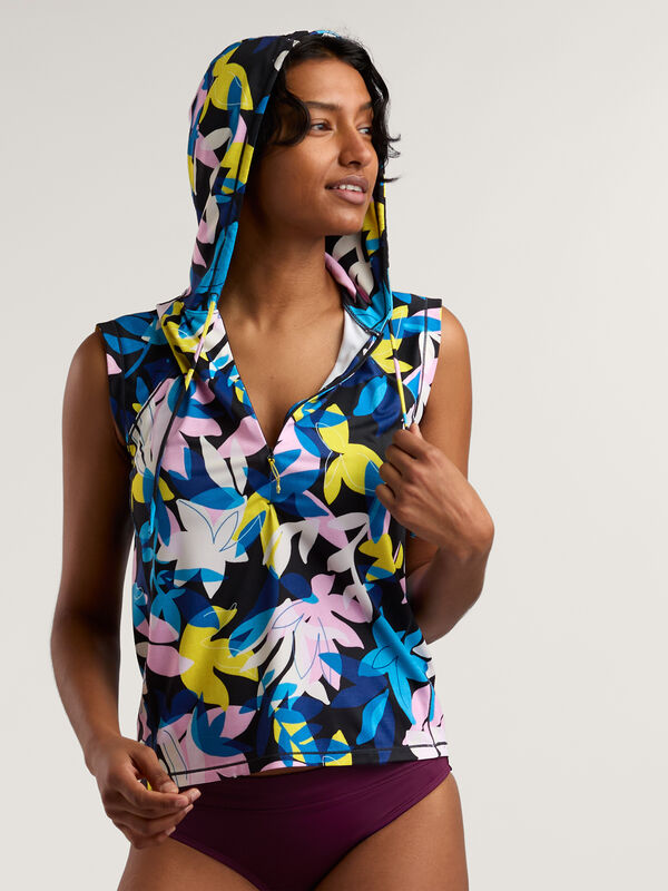 Women's Sunbuster 1/4 Zip Cap Sleeve Sun Shirt