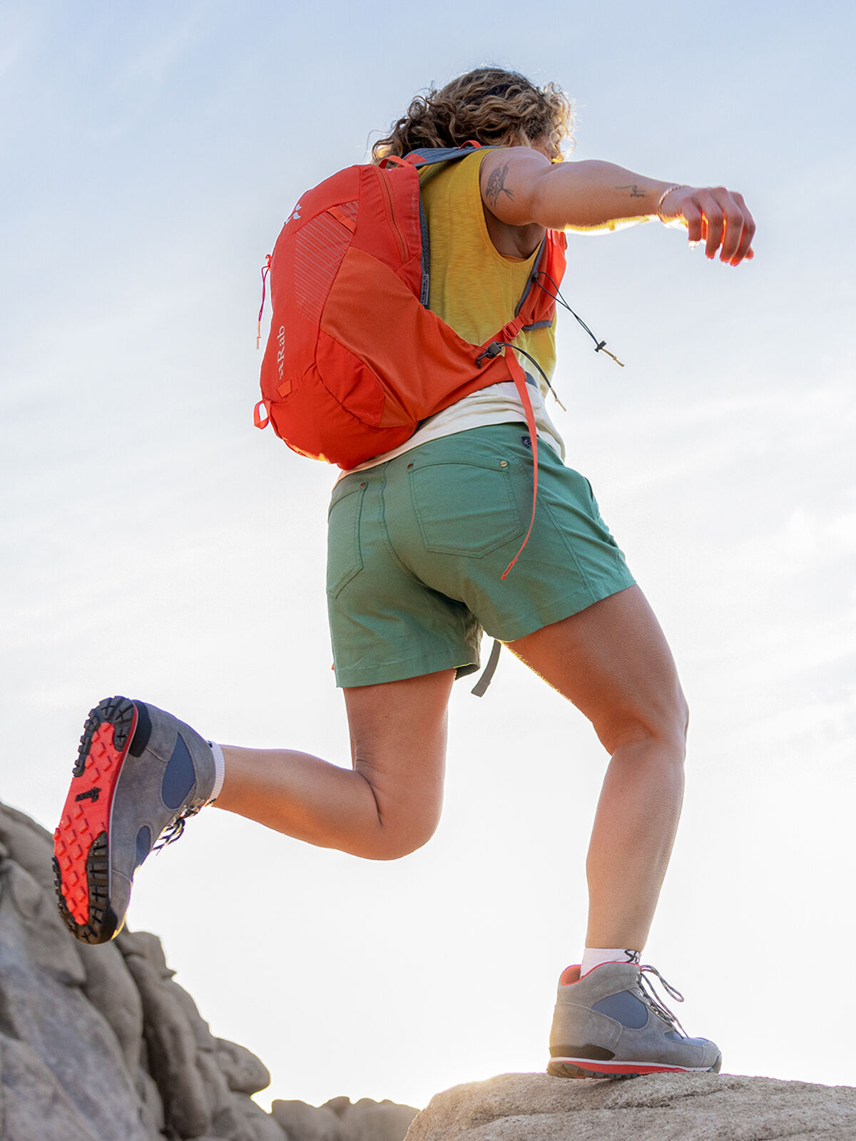Title nine top running shorts