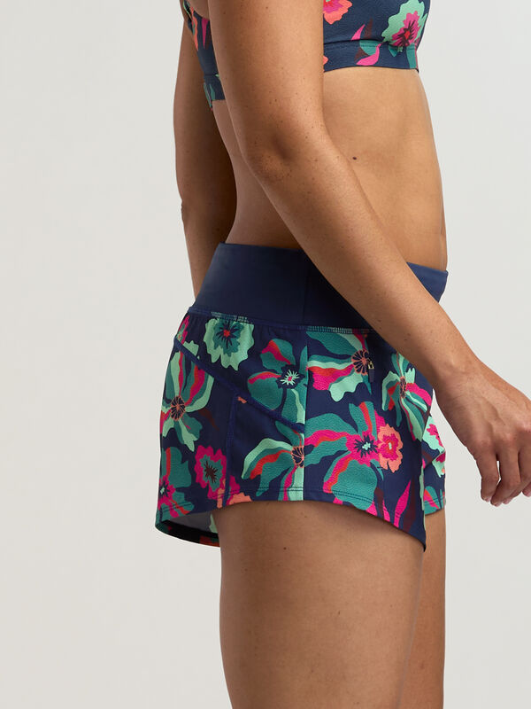 Wahine Swim Shorts - Molokai Blueberry Print, , original