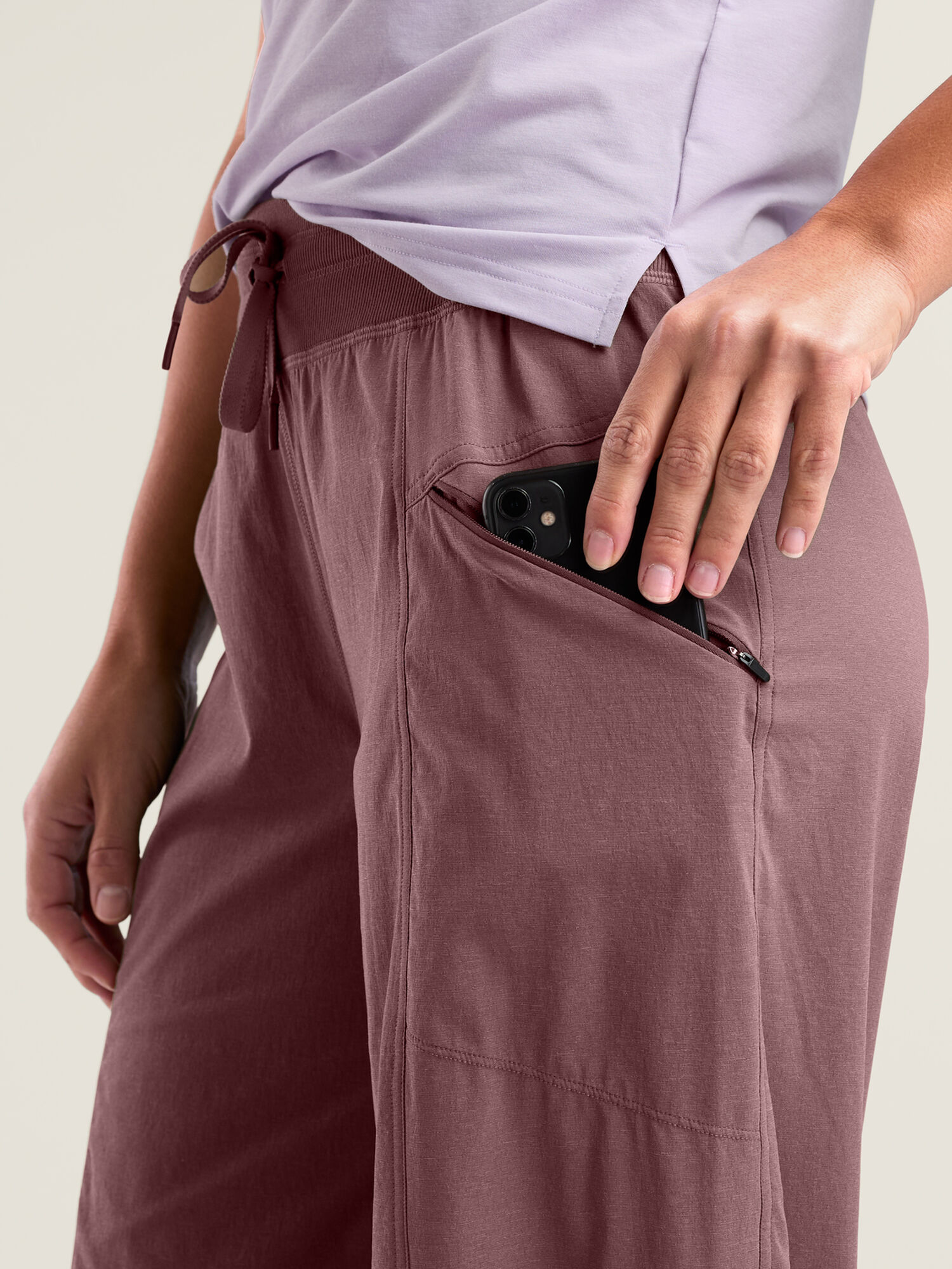 Evergreen Wide Leg Hiking Pants, , original