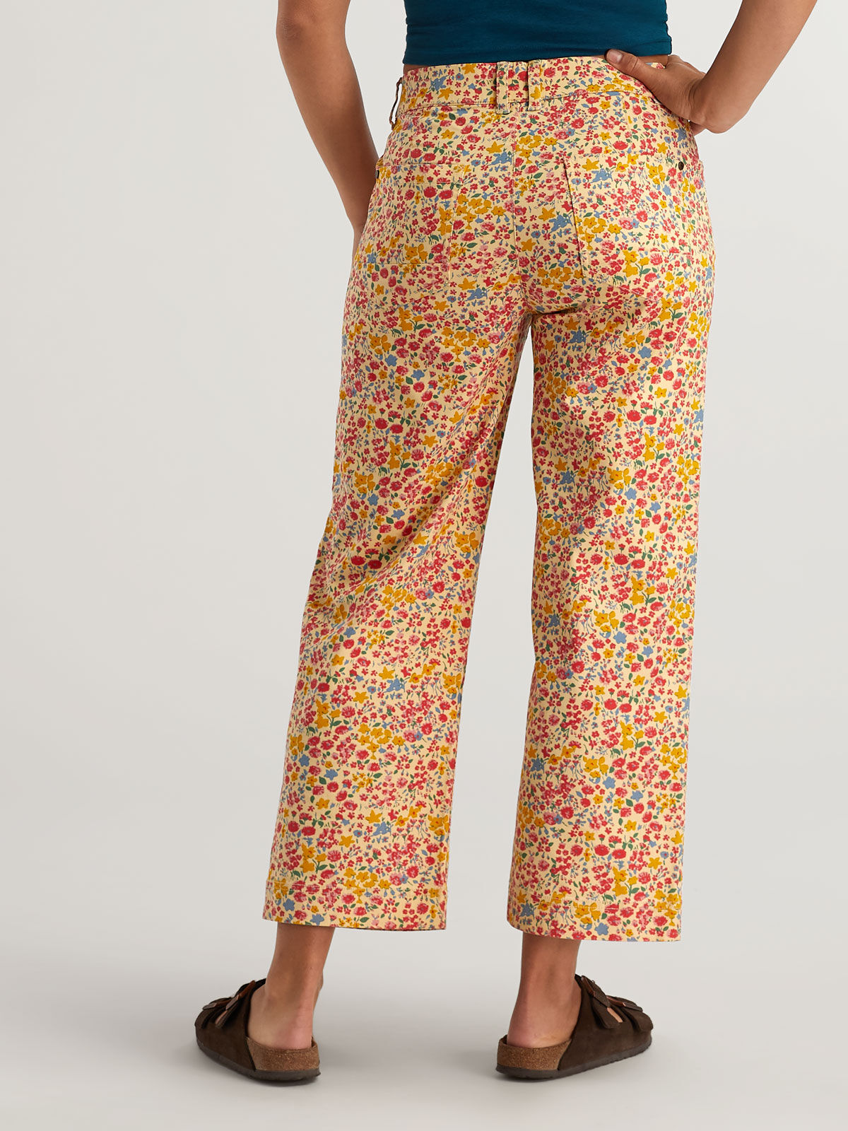 商品画像：Athletic Works Women's Wide Leg Cropped Pants, Sizes XS-XXXL 4