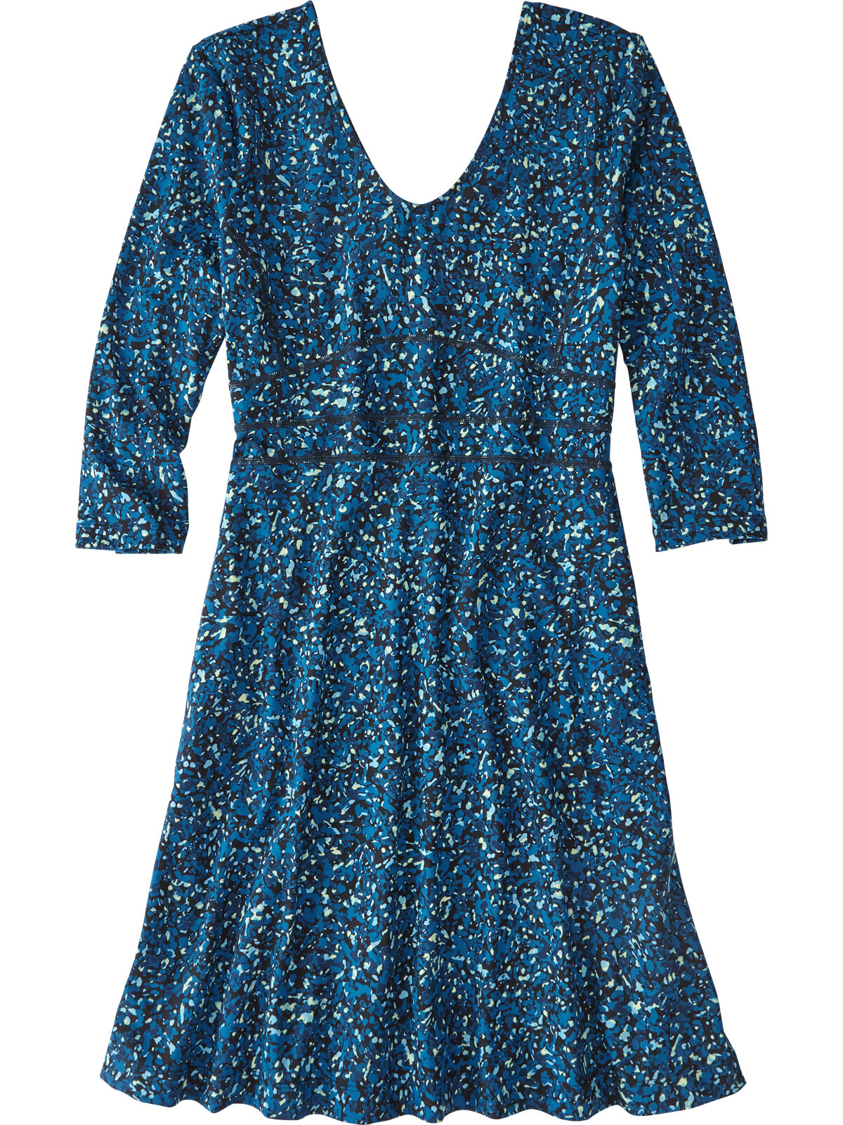 Three Quarter Sleeve Dress: Dream Sea Glass | Title Nine