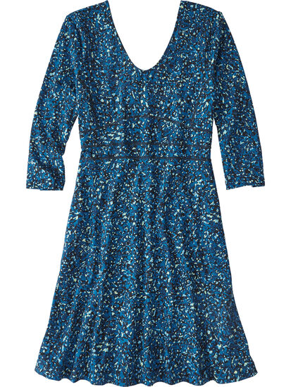 Dream 3/4 Sleeve Dress - Sea Glass, , original