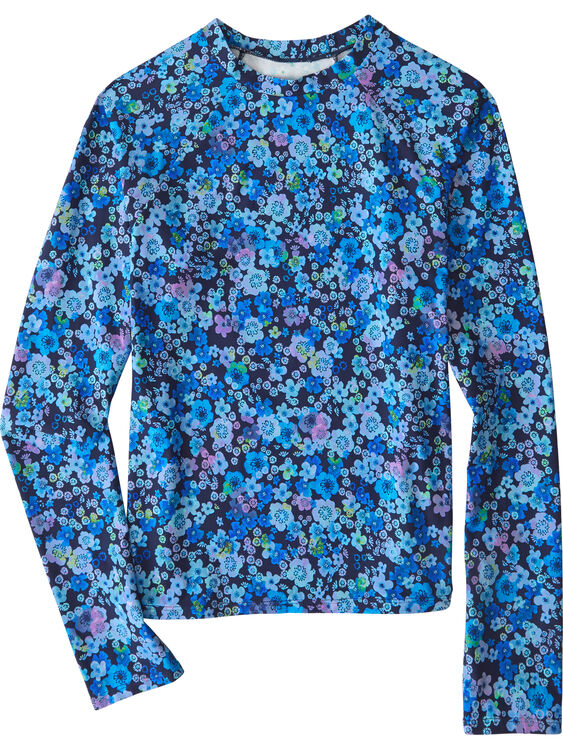 Aquatic Life Rash Guard - Clematis, , original