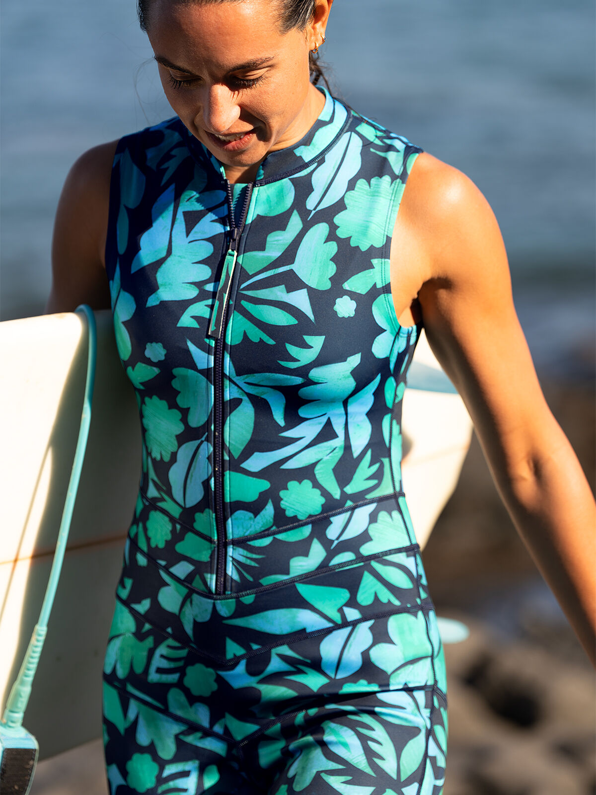 Carve Designs Sleeveless Wesuit: Duckdive - Mezcal | Title Nine