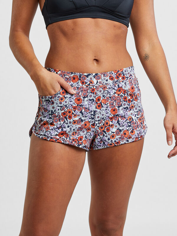 Leadbetter Swim Shorts -  Poppy, , model