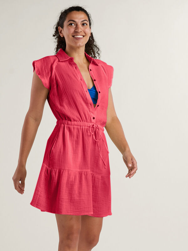 Beach Cover Up: Alex Gauze Dress
