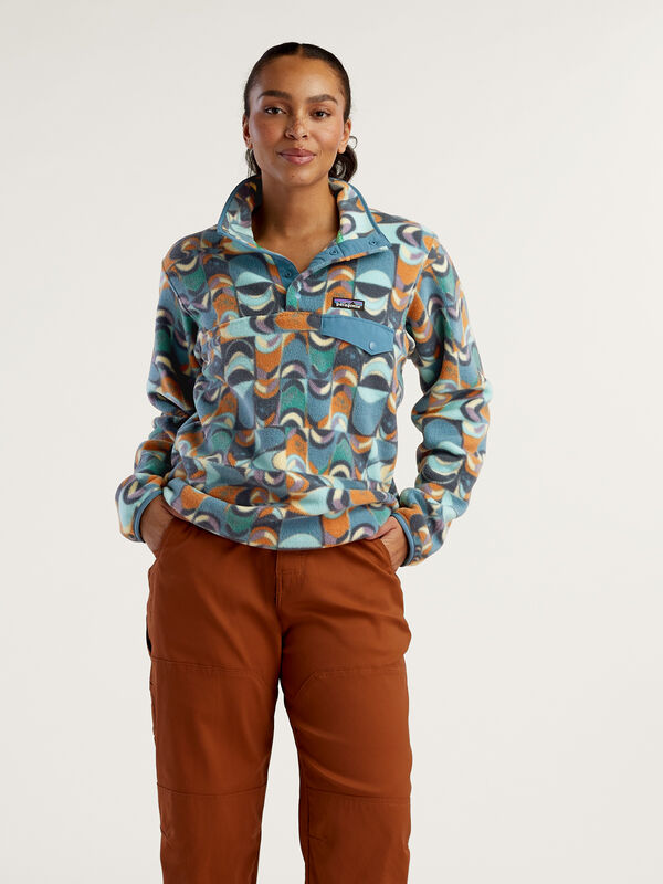 Lightweight Synchilla Snap-T Fleece Pullover, Still Blue Print, original