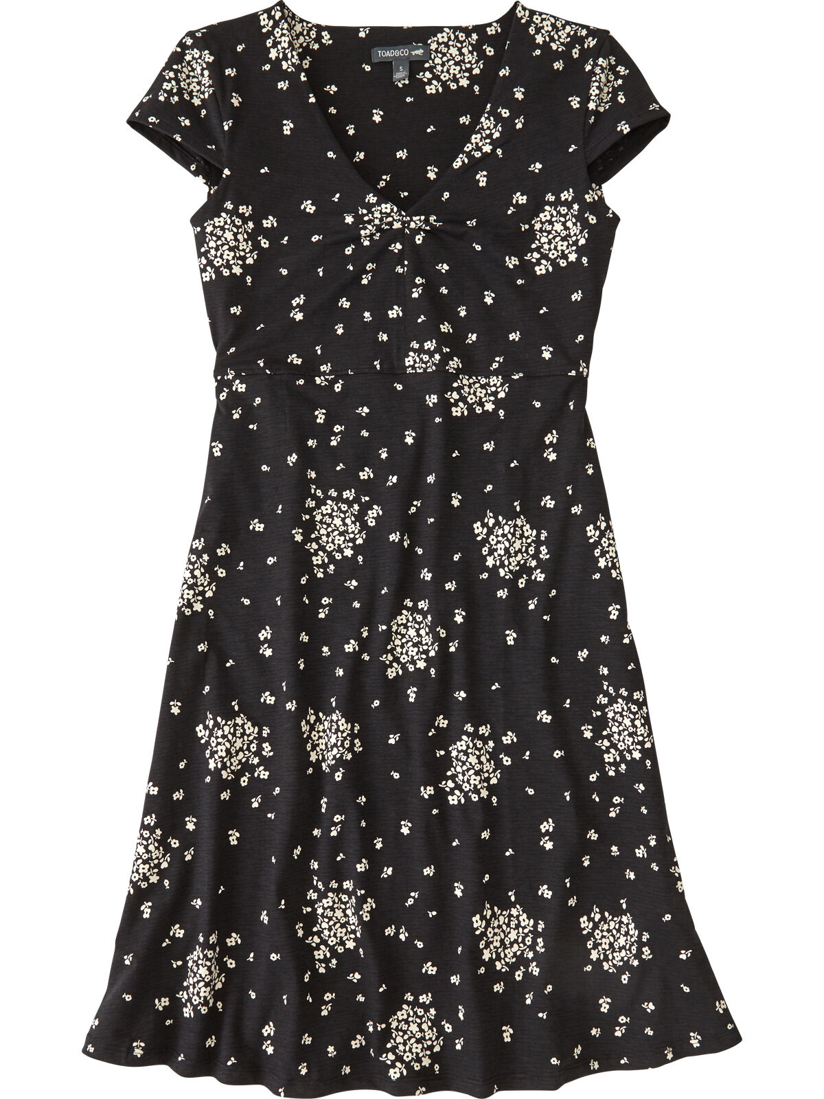 Amelia Short Sleeve Dress Aquifer Wave Title Nine
