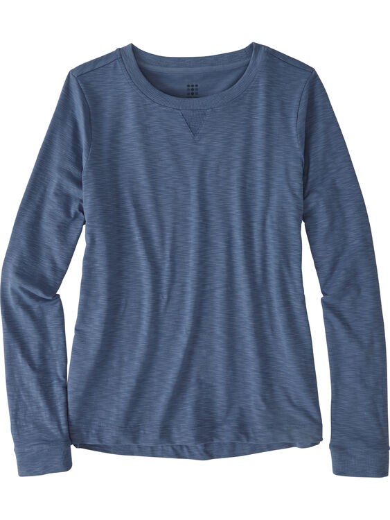 Women's Long Sleeve Shirt: Ravine - Solid | Title Nine