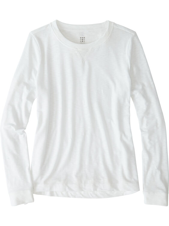 Women's Long Sleeve Shirt: Ravine - Solid | Title Nine