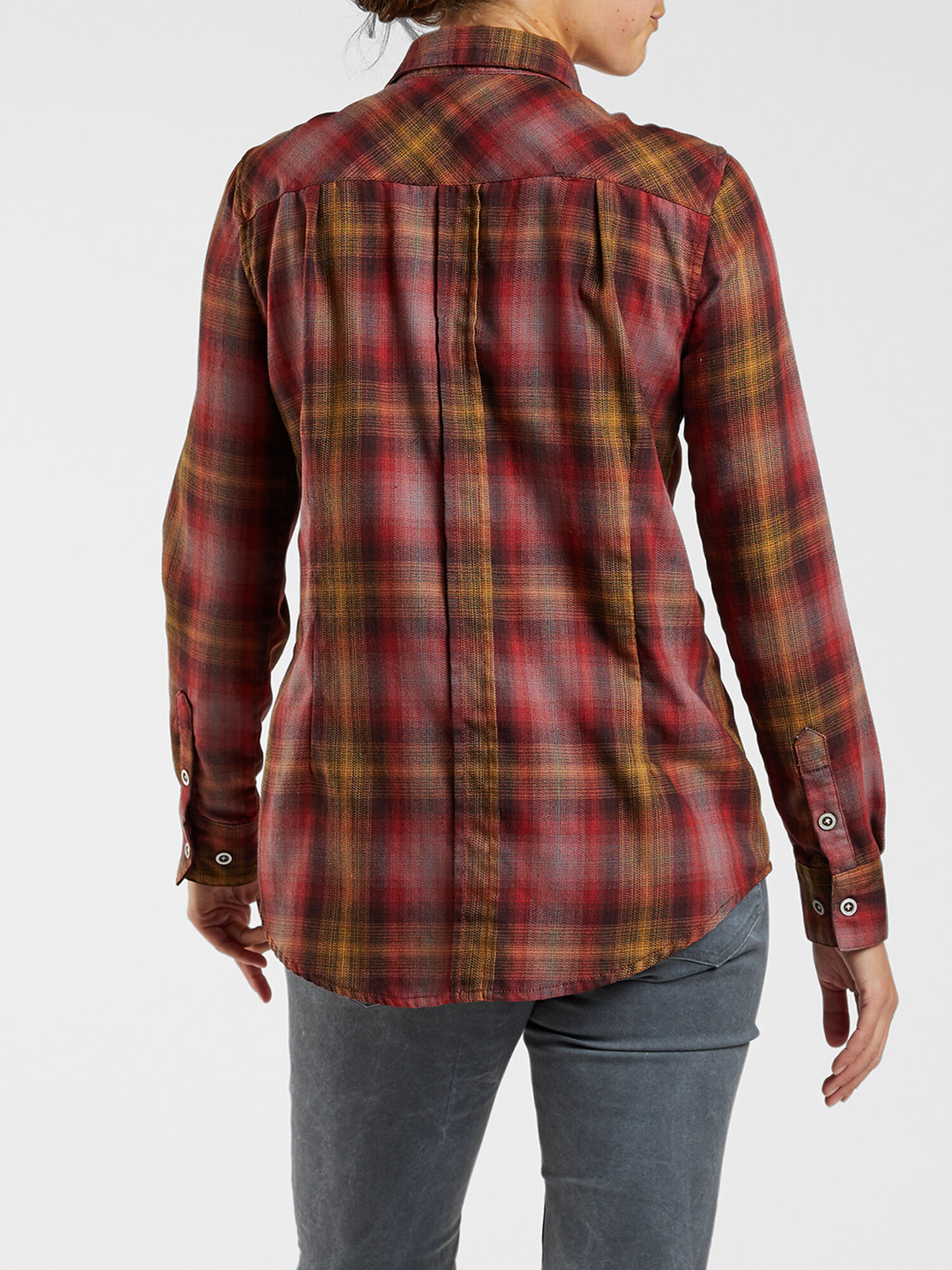 women's heavyweight flannel shirt