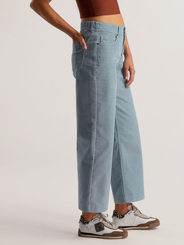 Miraculous Wide Leg Cropped Corduroy Pants, , original