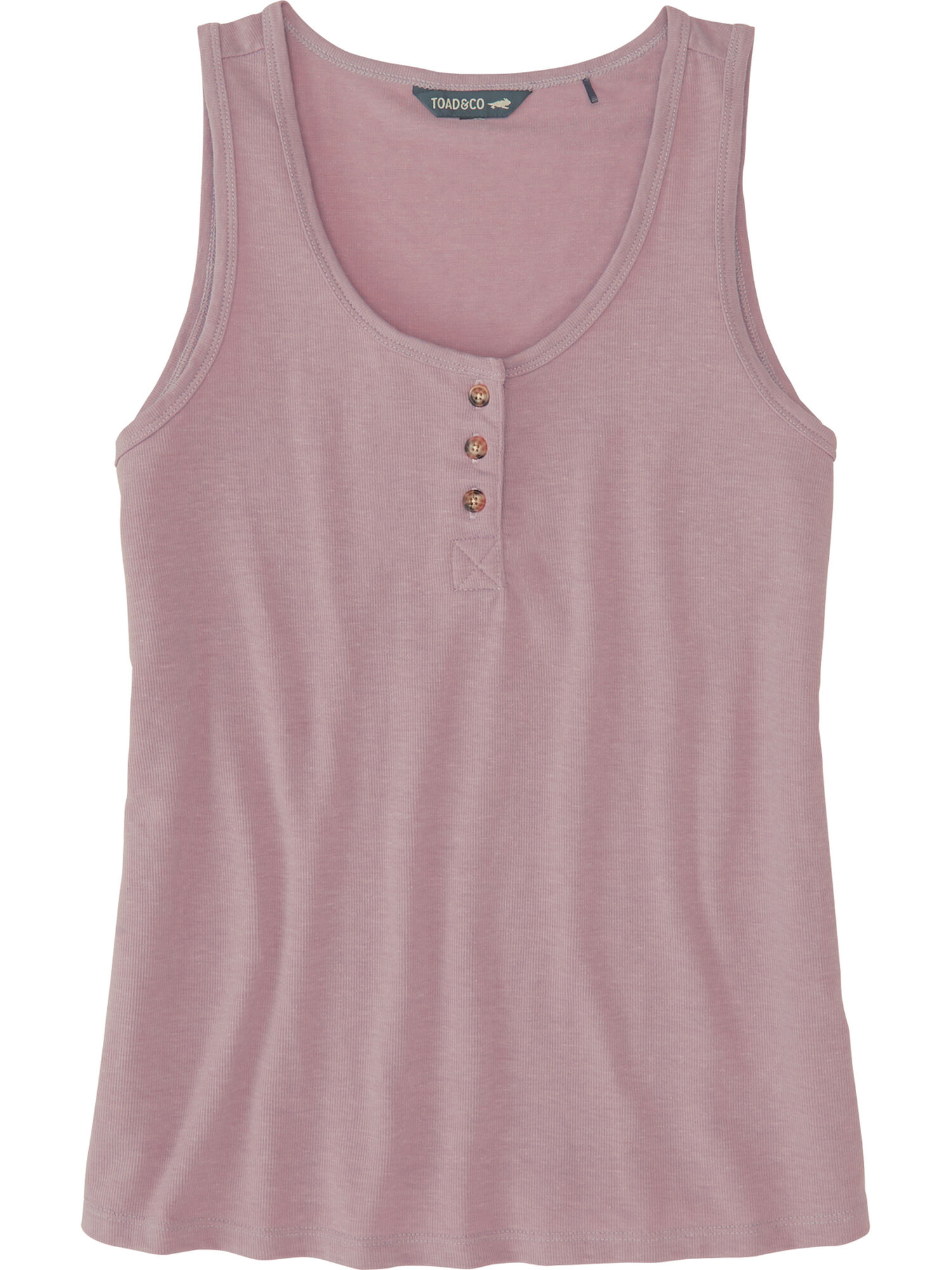 Terra Henley Tank Top - Solid, , original