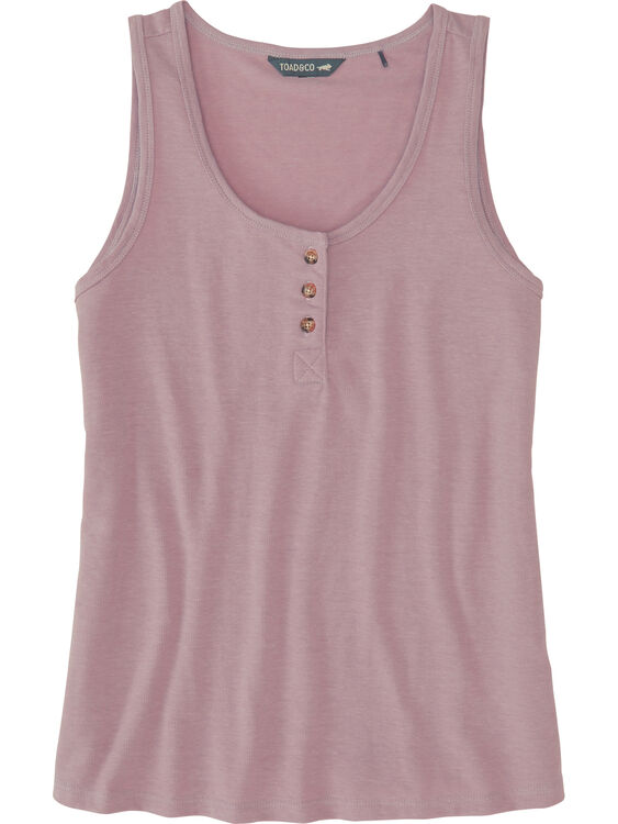 Terra Henley Tank Top - Solid, , original