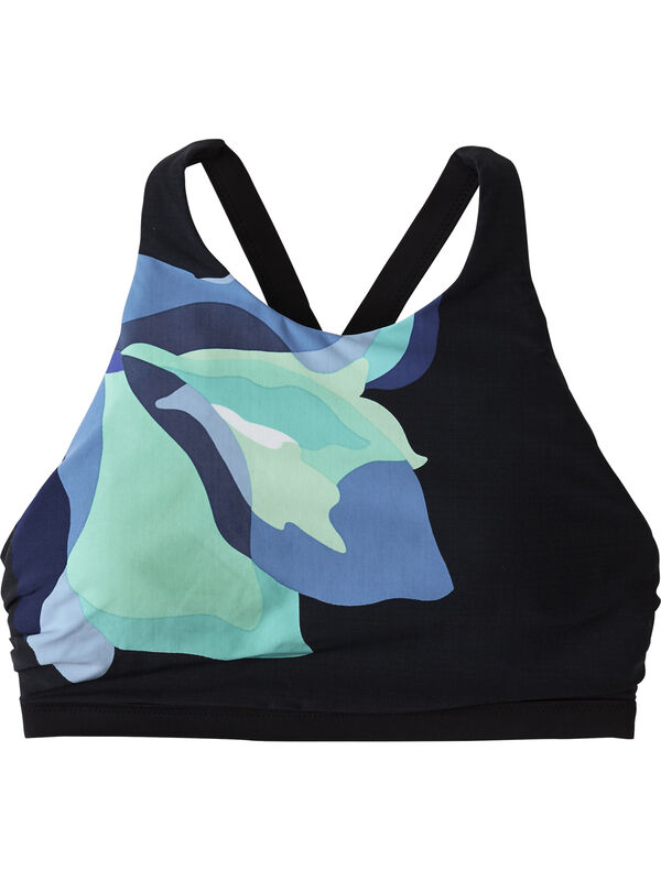 Woman Up High Neck Bikini Top - Flower Mix, , original
