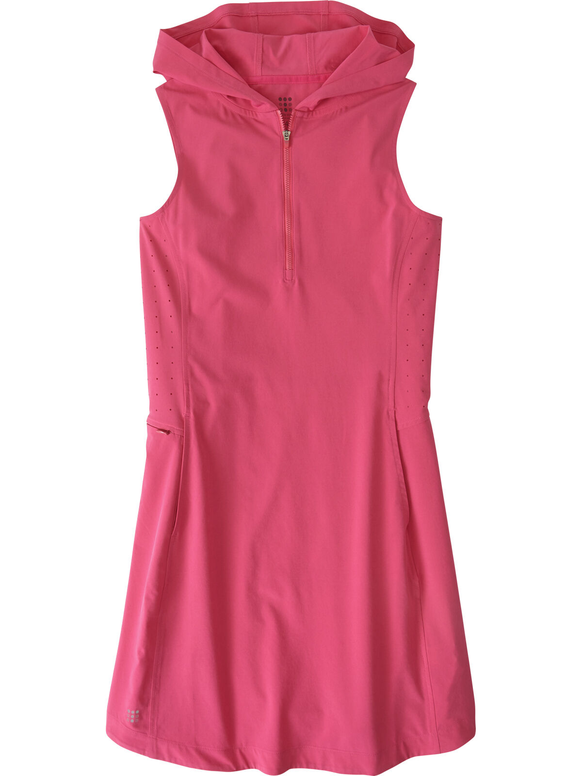 Pink sleeveless hoodie hot sale