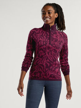 Women's Quarter Zip Sweater: Super Power