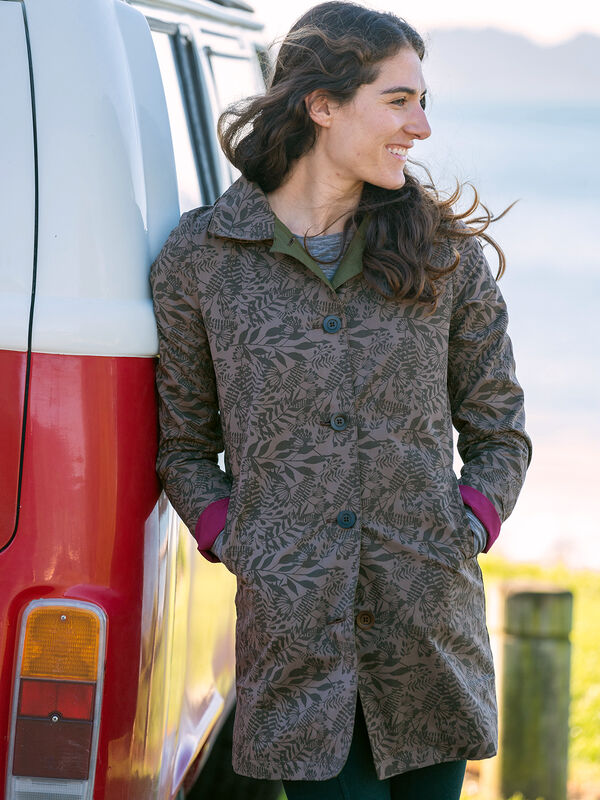 Maker Shaker Trench Coat, , model