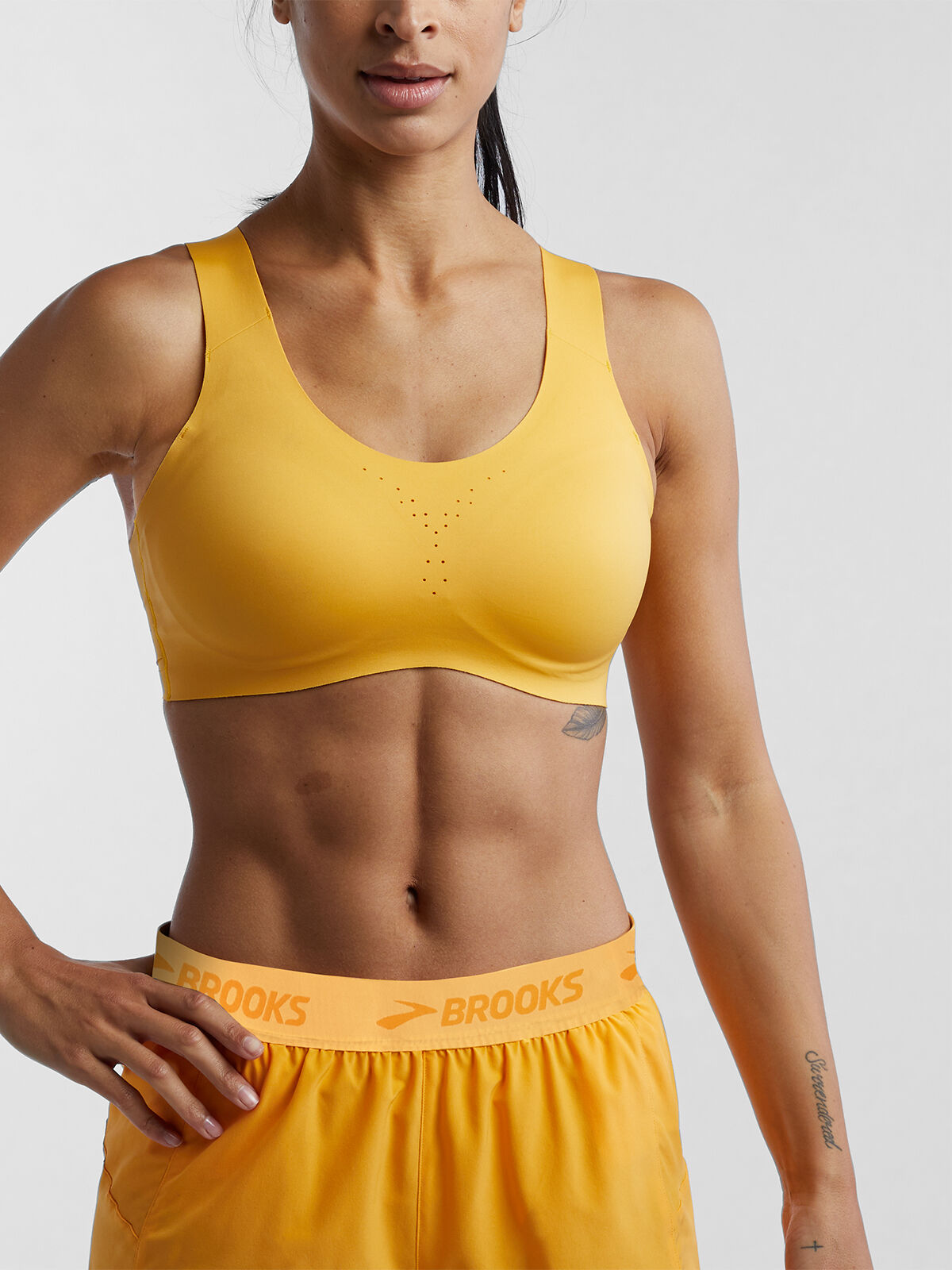 solid tech athena sports bra by moving comfort for title nine
