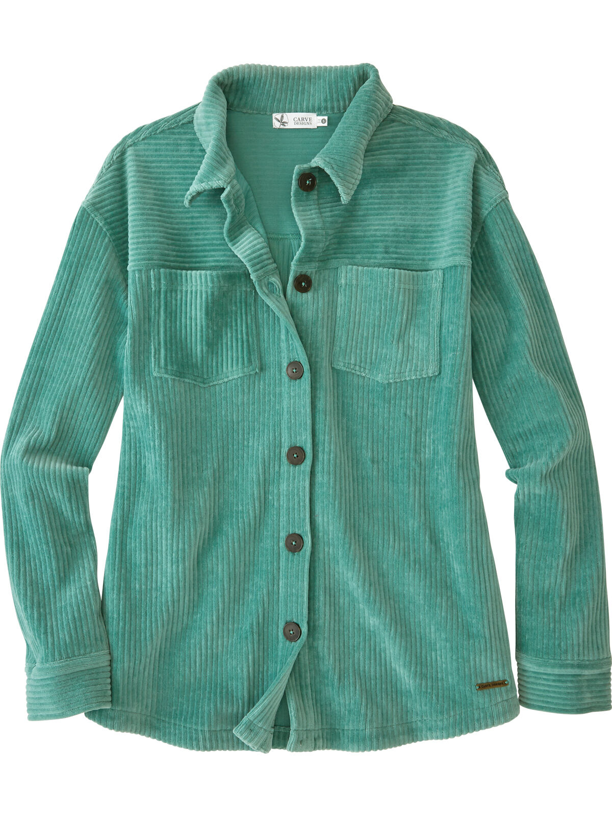 Carve Designs Hudson Stretch Corduroy Shacket | Title Nine