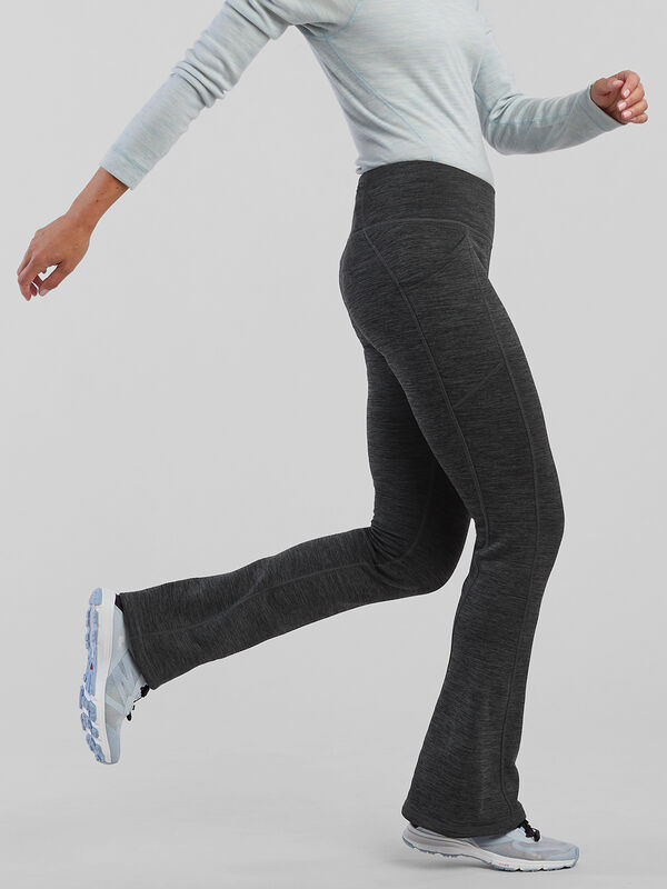 Crash Polartec® Fleece Lined Flare Pants - Heathered Petite, , original