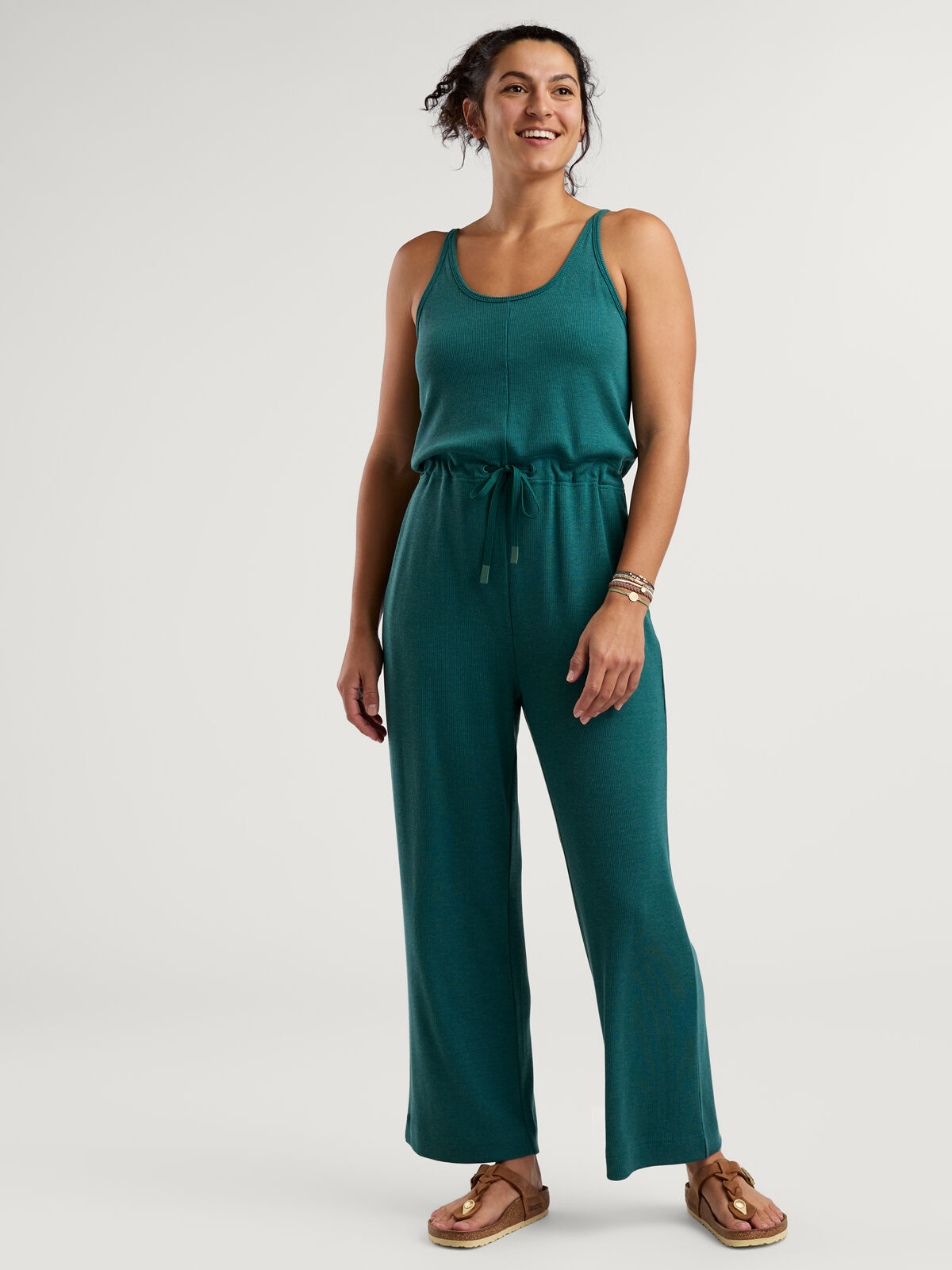Women's Ribbed Jumpsuit with Built-In Bra Headlands