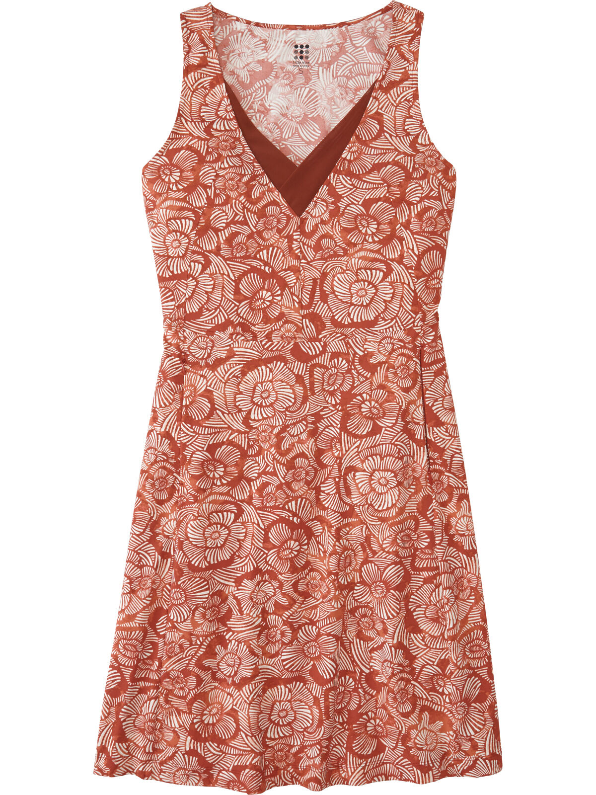 Fit and Flare Dress Sleeveless: Freelance Shibori | Title Nine Fit and Flare Dress Sleeveless: Freelance Shibori | Title Nine