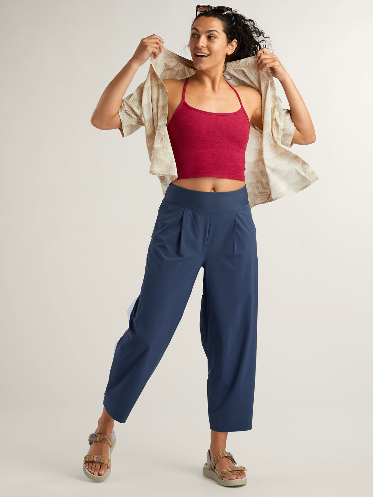 High Waisted Wide Leg Pants Round Trip High Waisted Wide Leg Pants Round Trip