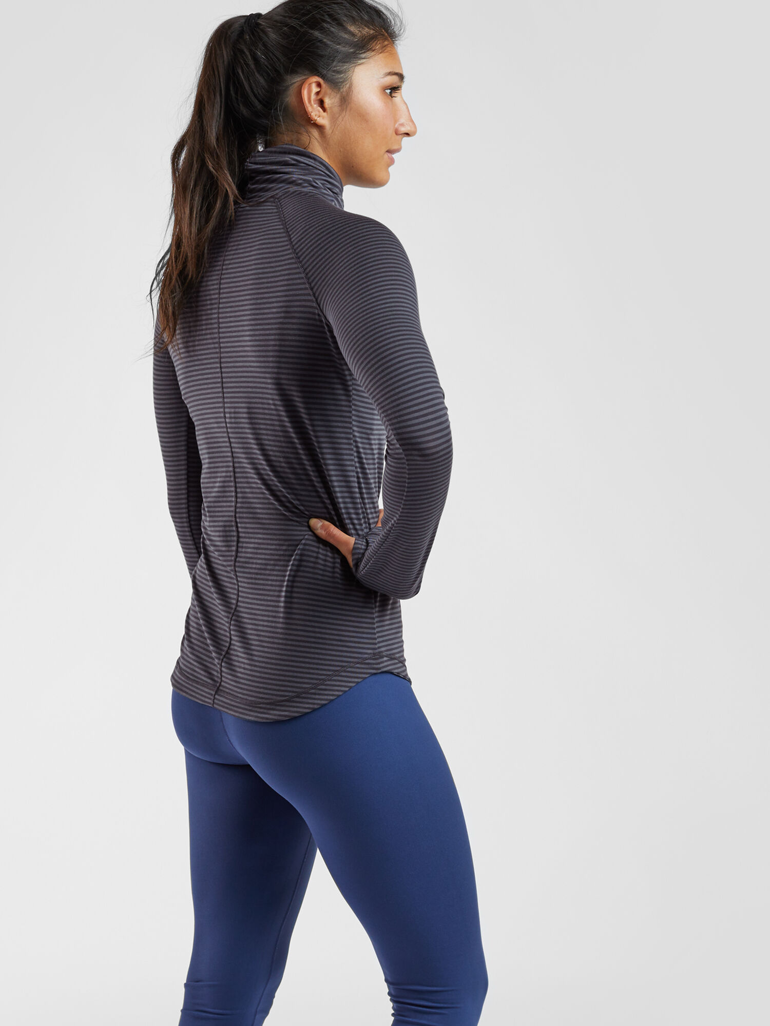 Gamut Long Sleeve Turtleneck Top, , original